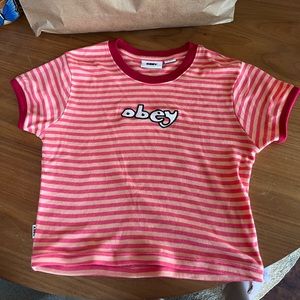 OBEY embroidered shirt